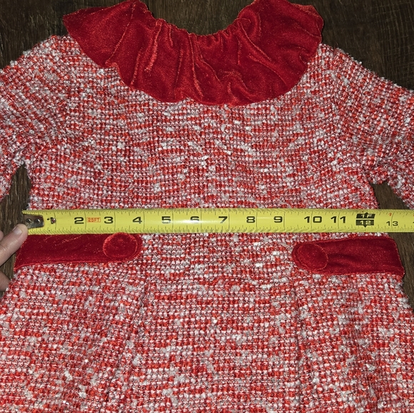 Red and White Kids Over Coat- Blue Beri Gold - Picture 11 of 12